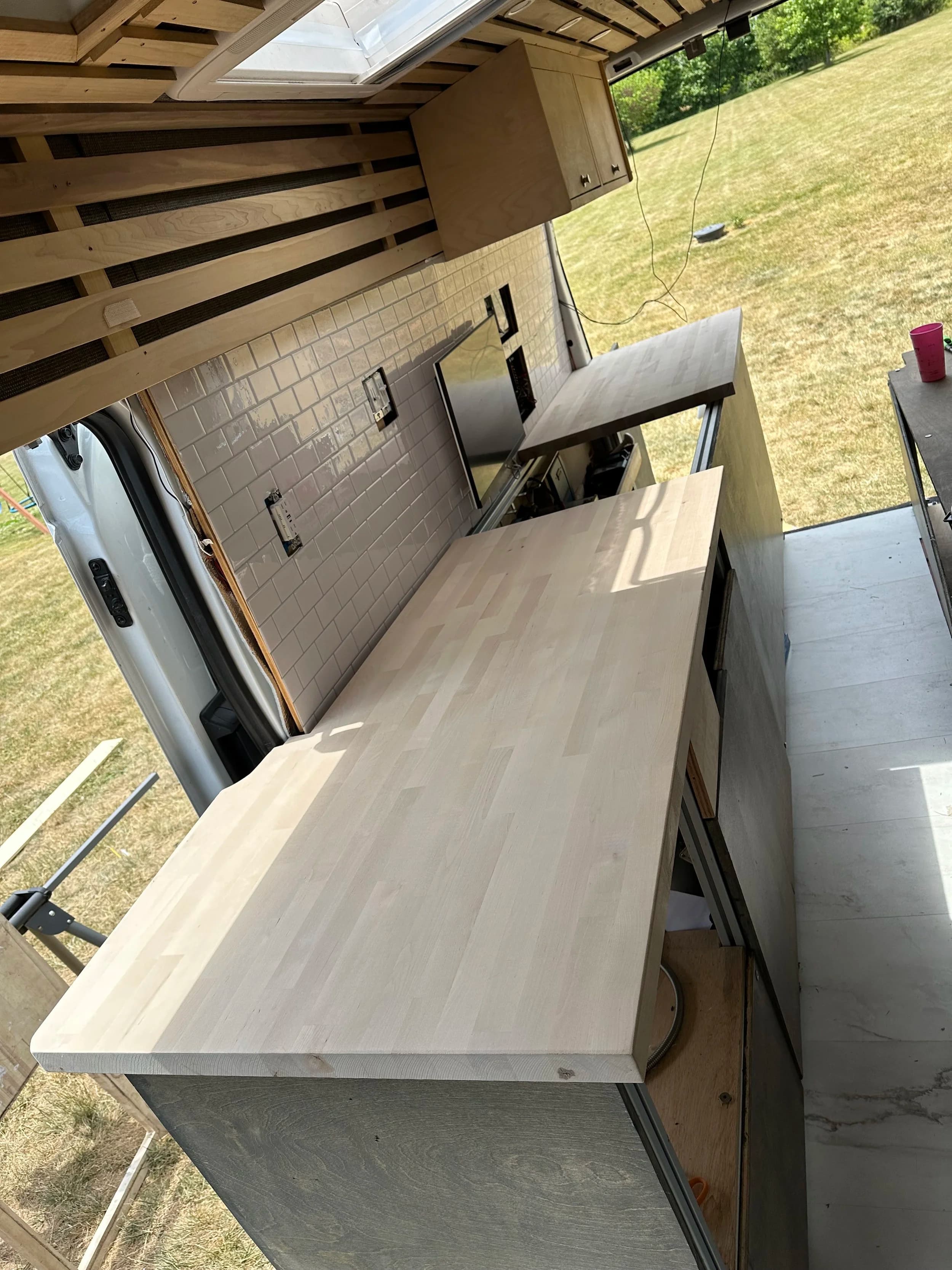 Butcher Block Overhang Extension photo 3