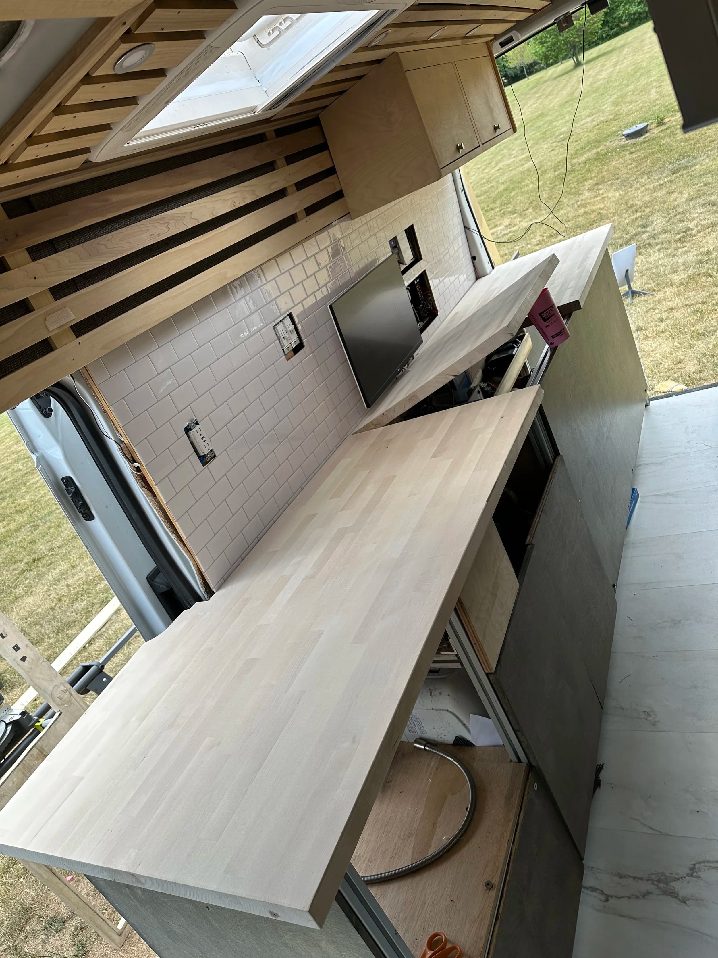 Butcher Block Overhang Extension photo 2